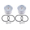 2Pcs Fuel Filter Element F003129 AT17387 for John Deere 400 350B 24 180 301 303 480 450 302 401 440 401B 300 570 544 401C 410 540