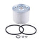 2Pcs Fuel Filter Element F003129 AT17387 for John Deere 400 350B 24 180 301 303 480 450 302 401 440 401B 300 570 544 401C 410 540