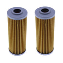 2 Pcs Fuel Filter YM124550-55700 for Komatsu 2D68E 3D66 3D68E 3D72 3D75 3D84 Engine PC03-2 PC10-7 PC15R-8 PC20FR-2 Excavator