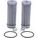 2 Pcs Hydraulic Oil Filter Kit 132-4743 144-3842 for Toro GrandStand Mower 71504 71505 72504 72505