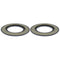 2Pcs Rear Oil Seal 050209083 for Perkins CAT 404D-22 404D-22T