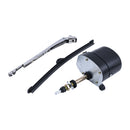 2 Pieces 12V Universal Windshield Wiper Motor Kit HR1855RED for Chevy Ford Mopar GM Jeep Boat