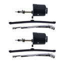 2 Pieces 12V Universal Windshield Wiper Motor Kit HR1855RED for Chevy Ford Mopar GM Jeep Boat