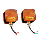 2 Pieces Indicator Turn Signal Lamp 198425-53150 for Yanmar EX450 EX2900 EX3200 EF453 EF352
