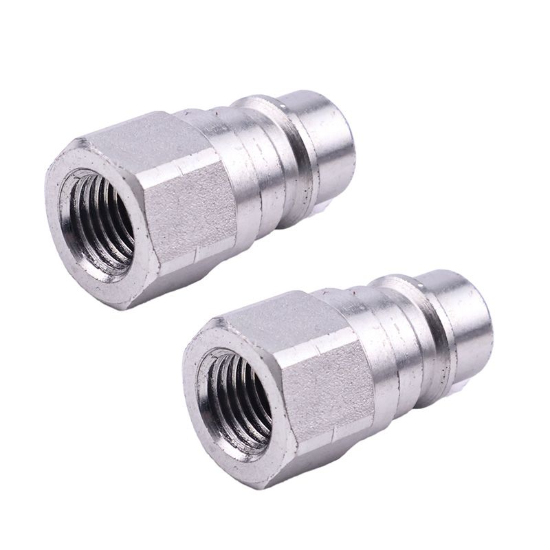 2 Pieces Male Hydraulic Connect Coupler AM37983 for John Deere Tractor 140 300 312 314 316 317 318 400 420 430