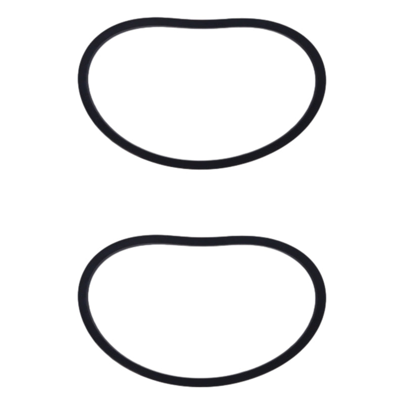 2 Pieces Polyester Cord Cogged Wrapped Belt 6610125080 for Kubota Tractor G1700 G1800 G1900S