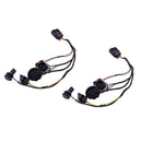 2 Pieces Headlight Wiring Harness 15841610 for GMC Sierra 1500 2500 3500 HD 2007-2014
