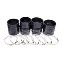 2 Set Exhaust Hose Bellow 3852696 3863450 for OMC Volvo Penta 4.3 5.0 5.7 Upper Lower Rubber Coupler