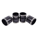 2 Set Exhaust Hose Bellow 3852696 3863450 for OMC Volvo Penta 4.3 5.0 5.7 Upper Lower Rubber Coupler