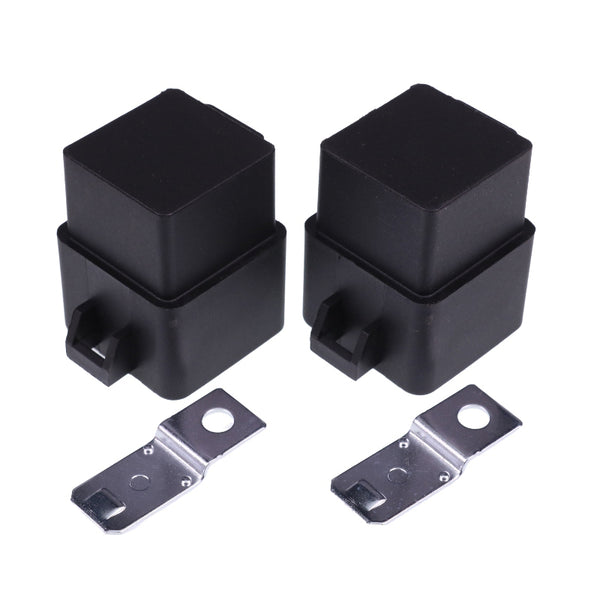 2 Pieces 12V 40A Single Pole Down Throw Relay AT75769 for John Deere L120 L130 LA100 LA105 LA110 LA115 LA120 LA125 LA130 102 105 107 115 125 130 135 140 155C