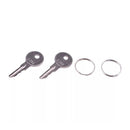2 Pieces C250 Ignition Key 170151-001 089216-001 for Crown Forklift Wave GPW PE3000 PE4000 PE4500 WP3000