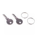 2 Pieces C250 Ignition Key 170151-001 089216-001 for Crown Forklift Wave GPW PE3000 PE4000 PE4500 WP3000