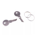 2 Pieces C250 Ignition Key 170151-001 089216-001 for Crown Forklift Wave GPW PE3000 PE4000 PE4500 WP3000