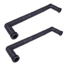 2 Pieces Engine Crankcase Duct Tube 0450707 11345-151-000 for Polaris ATV Scrambler 50 90 90X Predator 90 Sportsman 90 2001-2003