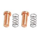 2 Pieces Horn Contact &amp; Spring Kit 57414-22500-71 57413-22500-71 for Toyota Engine 1DZ 4P 2J 14Z Forklift 3 4 5 7 8 Series 2FG30 3FD28 4FD25 02-5FD15 02-7FDF20 8FGCU25