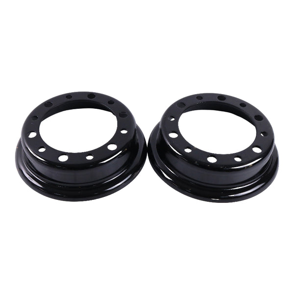 2 Pieces Steel Rim Wheel Assembly 44209-22002-71 for Toyota Forklift 8FD 8FG 42-6FG25 8FGCU20 8FGCU25 8FGCU30 8FGCU32 8FGCU15 8FGCU18 72-8FD25
