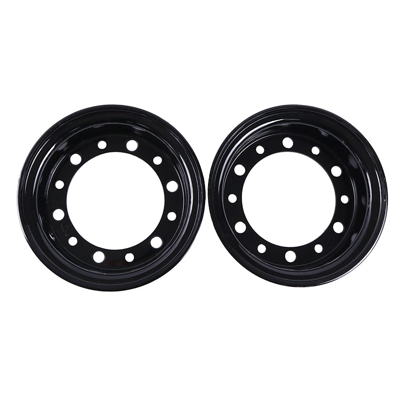 2 Pieces Steel Rim Wheel Assembly 44209-22002-71 for Toyota Forklift 8FD 8FG 42-6FG25 8FGCU20 8FGCU25 8FGCU30 8FGCU32 8FGCU15 8FGCU18 72-8FD25
