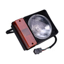 2Pcs Headlight Assembly 700/21100 262/68200 for JCB Backhoe Loader 3CX 2CX 2CXL 504B