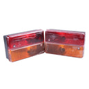 2Pcs Rear Light Lamp 700/23600 for JCB Backhoe Loader 3CX 4CX