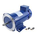 3/4HP 56C 90V 1750RPM TEFC Aftermarket Hallmark Industries MD0507A DC Motor
