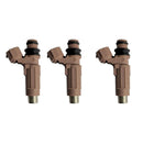 3 Pieces Fuel Injector 15710-65H00 for Suzuki Engine K6A Carry DA62V DA62W DA63T DA64V DA64W DA65T Wagon R MH21S MH22S