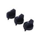 3 Pieces Heater Control Knob 121-0001-000 for Peterbilt Truck 330 367 375 378 384 386 387