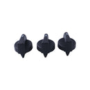 3 Pieces Heater Control Knob 121-0001-000 for Peterbilt Truck 330 367 375 378 384 386 387