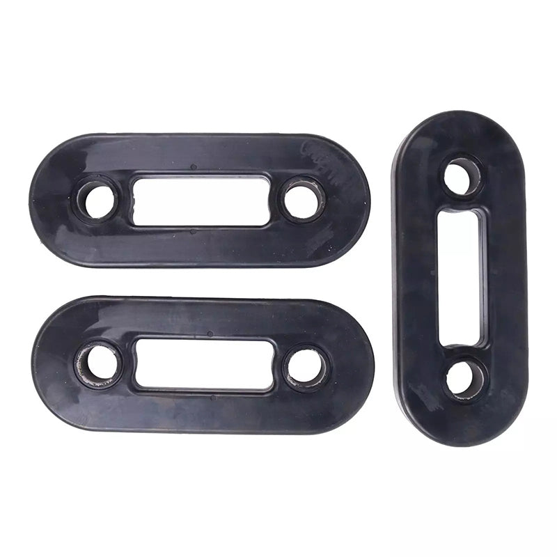 3 Pieces Rubber Shock Blocks 27351 for Western Fisher Mower Suburbanite Homesteader Plow