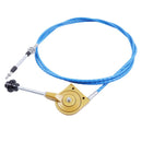3.5M 138" Throttle Cable With Control Handle for Kobelco CASE Sumitomo Volvo Komatsu JCB Caterpillar CAT Hitachi John Deere