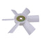 340MM 6 Blade Fan Pusher 17331-74110 for Kubota Tractor L2550DT L2550DT-GST L2550F L2550-TOW