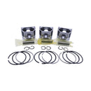 3 PCS Piston Set 16483-21112 for Kubota Engine D1503