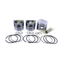 3 PCS Piston Set 16483-21112 for Kubota Engine D1503
