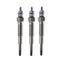 3 Pcs Glow Plug 2401-8201-00 for Hinomoto Compact Tractor E16 E18 E23 E25