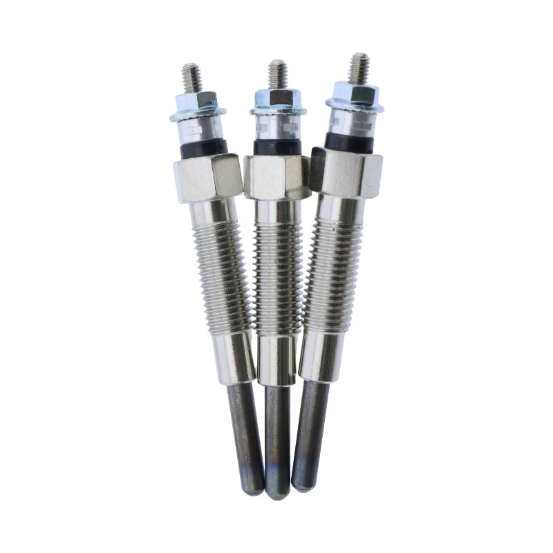 3Pcs Glow Plug 30666-57301 30666-57302 30666-57303 for Mitsubishi K2B K2C K3A K3B K3C K3D K3E K3F K3H K3M K4E