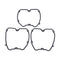3 Pieces Valve Cover Gasket 242-9537 for Caterpillar CAT Engine C15 C18 C16 3406E 345