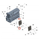 3 Pieces Vibration Isolator 3955219 3955220 for Cummins Engine ISB ISL QSB 6.7 QSL9 Hyundai Excavator HX220 L R210LC-9A Loader HL960