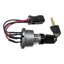 4-Position 5-Pin DT Connector Ignition Switch with 2 Keys 255-2752 for Caterpillar CAT Excavator 312 320 336 Truck 725C 730C 740B Loader 930K 938K