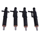 4 Pcs Fuel Injector 8944422250 for Isuzu Engine 4JB1 4JG1 Hitachi Excavator EX40 EX45 EX60UR ZX75US