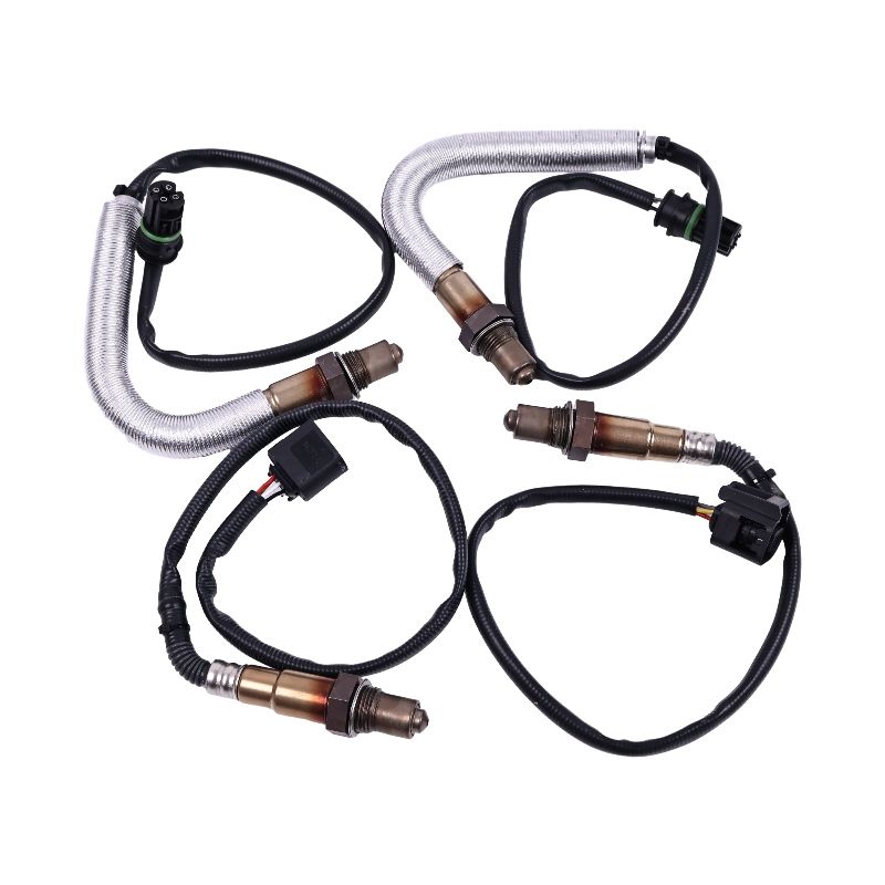 4 Pcs Upstream & Downstream O2 Oxygen Sensor 11787576673 11787545074 for BMW 550i 650i 750i 750Li X5 X6 4.4L V8