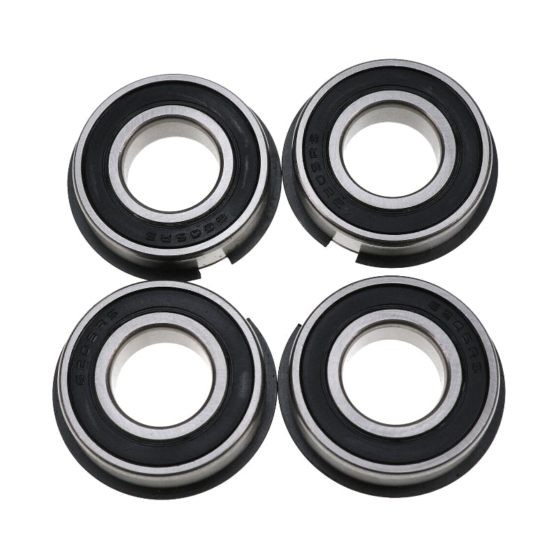 4 Pcs Wheel Bearing 05435700 6205-2RSNR AM102888 for Yanmar Engine 3TNV76 John Deere Tractor 318 332 322 420 430 425 445 455 GT242