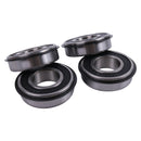4 Pieces Caster Wheel Rim Bearing 2722228-03 for Bobcat Mower ZT6000 ZT6100 ZT7000 942211A 942214D 942221A 942245E