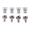 4 Pieces Engine Shield Cover Thumb Pin And 4 Nuts BB5Z-00817-A for Ford Explorer Edge F-150 Police Interceptor Utility 2011-2019