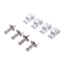 4 Pieces Engine Shield Cover Thumb Pin And 4 Nuts BB5Z-00817-A for Ford Explorer Edge F-150 Police Interceptor Utility 2011-2019