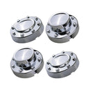 4 Pieces Front & Rear Wheel Center Hub Cap Cover 68081010AA 68081015AC for Ram 3500 2011-2018