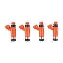 4 Pieces Fuel Injector 15710-65D00 for Suzuki DF90 DF100 DF115 DF140 Mercury 115HP 4 Stroke Outboard