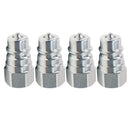4 Pieces Male Hydraulic Quick Coupler Plug AW32184 for John Deere Engine 4045 Loader 220R 300X 700M H120 H165