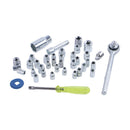 40 Pieces 3/8" Ratchet Wrench Socket Set Screwdriver Bits Car Repairing Kit