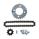 420 Chain Sprocket 25 Tooth 32 Link Kit for Coleman KT196 CK196 Go Kart Predator 196cc 212cc 6.5hp Engine