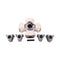 45H Coupling Assembly YB00000114 for Isuzu Engine 4HK1 Hitachi Excavator ZX200-3 ZX200-5 ZX210LC-3 ZX240-3 ZX240-5 ZX280-5