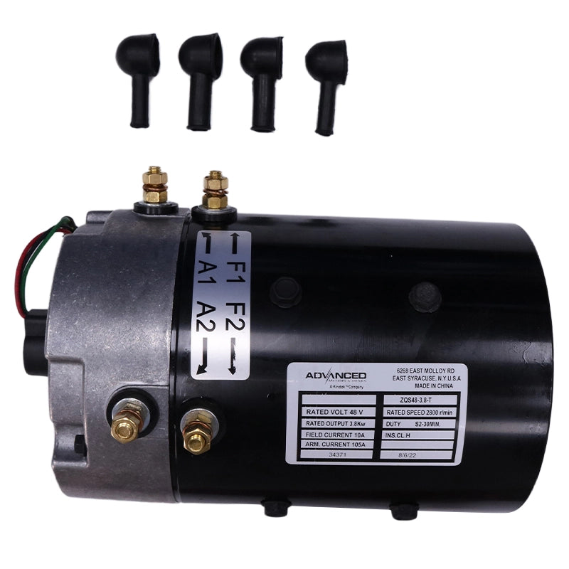 48 Volt 3.8kW Drive Motor ZQS48-3.8-T for Tomberlin E-Merge Electric Golf Cart 2007-UP